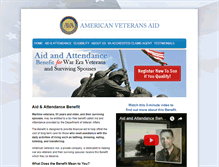 Tablet Screenshot of americanveteransaid.com
